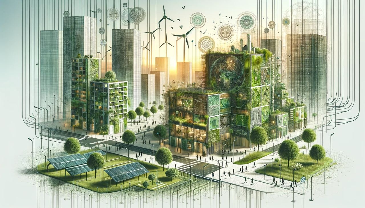 Redefining Sustainable Architecture: The Synergy of Computational Geometry and AI for Net-Zero Buildings